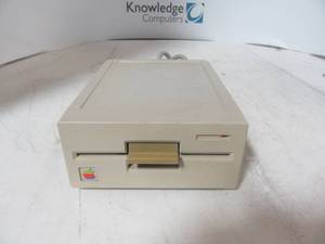 lot 25 image: Vintage Apple Computer 5.25 External Floppy Disk Drive Model A9M0107