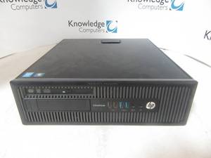 lot 58 image: HP&nbspEliteDesk 800 G1 SFF&nbspINTEL(R) CORE(TM) I5-4570 CPU  3.20GHZ 8GB RAM 500GB HDwwindows 10
