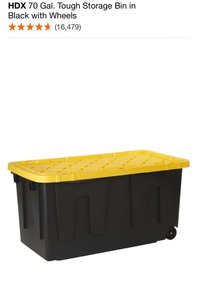 lot 16 image: ASSORTED HDX STORAGE TOTES & ACCESSORIES VARIOUS CONDITIONS. SEE PICTURES
