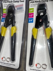 lot 22 image: ASSORTED APOLLO PEX PINCH CLAMP TOOLS VARIOUS CONDITIONS. SEE PICTURES