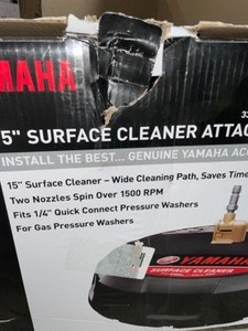 lot 30 image: YAMAHA 15 IN. 3300 PSI SURFACE CLEANER FOR GAS PRESSURE WASHER. SEE PICTURES