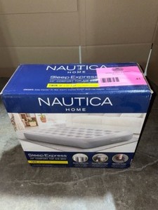 lot 41 image: NAUTICA SLEEP EXPRESS 10 TWIN AIR MATTRESS WITH PUMP. SEE PICTURES