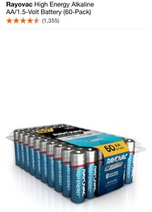 lot 46 image: RAYOVAC & PANASONIC AAAAA BATTERY ASSORTMENT. SEE PICTURES