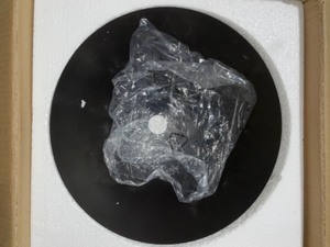 lot 72 image: GOLDEN LIGHTING ZOEY 13.75 IN. 3-LIGHT MATTE BLACK FLUSH MOUNT. SEE PICTURES
