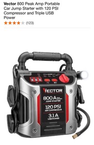 lot 75 image: ASSORTED VECTOR CAR BATTERY CHARGERSTARTER & POWER STATION. SEE PICTURES