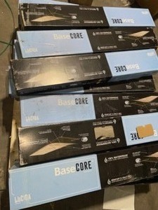 lot 86 image: BASECORE 904 SMOKED 100% WATERPROOF RIGID CORE PERFORMANCE FLOORING (54 SQ. FT.  CASE). SEE PICTURES