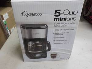 lot 13 image: Capresso 5 cup mini drip coffee mak...
