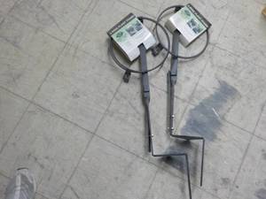 lot 28 image: Set of 2- 2-ring plant stands...