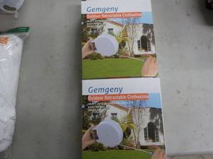 lot 35 image: 2 Gem GenY Outdoor Retractable clot...