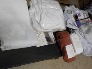 lot 55 image: curtains, pillow cases, panels, and...