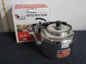 lot 68 image: YIXIN stainless steel kettle with s...