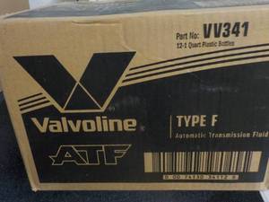 lot 90 image: case of 12 Valvoline Type F automat...