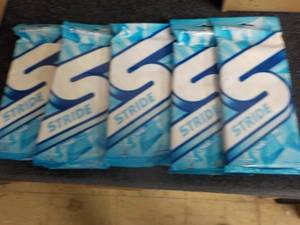 lot 94 image: 5- 3-packs Stride Icy Mint Gum - pa...