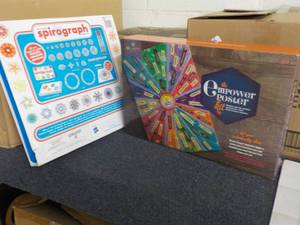 lot 97 image: Spirograph and Empower Poster Kit...