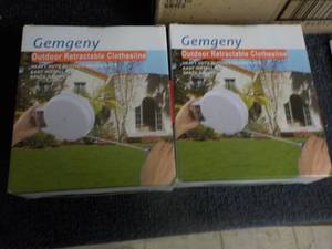 lot 99 image: 2 Gem GenY Outdoor Retractable clot...