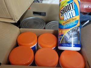 lot 121 image: case of 6 canisters Shout Auto Clea...