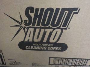 lot 122 image: case of 6 canisters Shout Auto Clea...