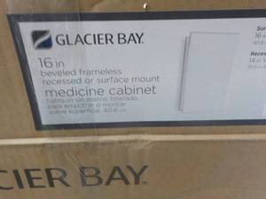 lot 127 image: Glacier Bay 16 beveled frameless r...