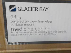 lot 137 image: Glacier Bay 24 beveled tri-view fr...