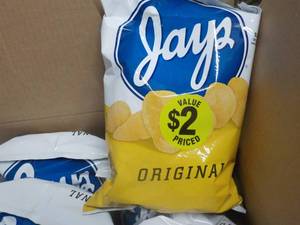 lot 148 image: Case of 12 Jays 5.5 oz. bags chips...