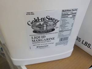 lot 268 image: 2 - 17.5 lb. jugs Gold n Sweet Liqu...