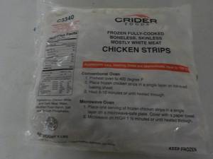 lot 309 image: 5 lb. Bag Frozen Crider Foods Fully...
