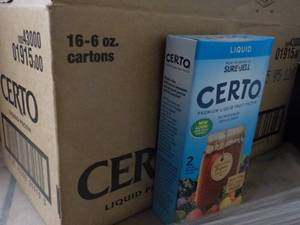 lot 364 image: 2 cases 16- 6 oz Ctns Certo Liquid ...
