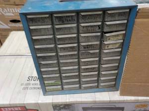 lot 368 image: 40 Compartment Plastic Storage with...