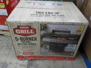 lot 201 image: Expert Grill 5 Burner Gas Grill wit...