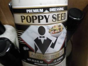 lot 204 image: 6 - 33.8 oz Bottles Poppy Seed Dres...