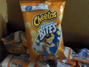 lot 242 image: case of 28 - 2 38 oz Bags Cheetos ...