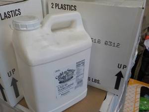 lot 264 image: 2 - 17.5 lb. jugs Gold n Sweet Liqu...
