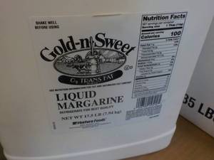 lot 266 image: 2 - 17.5 lb. jugs Gold n Sweet Liqu...