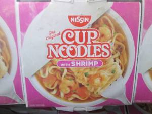 lot 40 image: 2-6 Packs Nissin Cup Noodles w Shr...