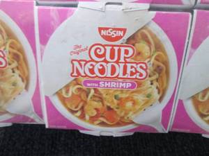 lot 43 image: 2-6 Packs Nissin Cup Noodles w Shr...