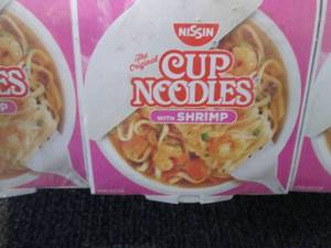 lot 45 image: 2-6 Packs Nissin Cup Noodles w Shr...