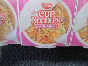 lot 46 image: 2-6 Packs Nissin Cup Noodles w Shr...