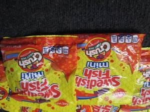 lot 57 image: 12- 3.6 oz Bags of Swedish Fish Min...