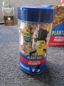 lot 145 image: 12- 7 oz Jars Planters Dry Roasted ...