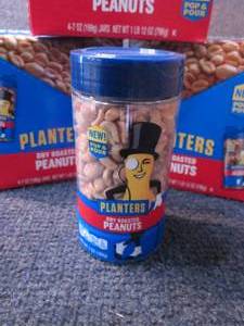 lot 150 image: 12- 7 oz Jars Planters Dry Roasted ...