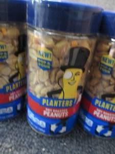 lot 166 image: 12- 7 oz Jars Planters Dry Roasted ...