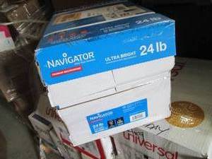 lot 171 image: Case of Navigator 24 lb Ultra Brigh...