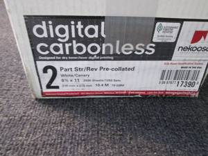 lot 184 image: Case of Digital Carbonless 2-Part P...