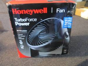 lot 189 image: Honeywell TurboForce power open box...
