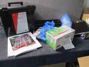 lot 193 image: Portable File Box plus misc product...