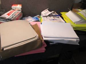 lot 196 image: Box of Misc Office Products...