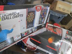 lot 212 image: One Person Basketball , Dartbboard...