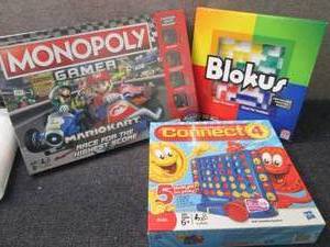 lot 222 image: Monopoly Gamer, Connect 4, Blokus...