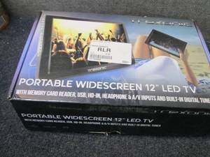 lot 247 image: Trexonic Portable Widescreen 12 inc...
