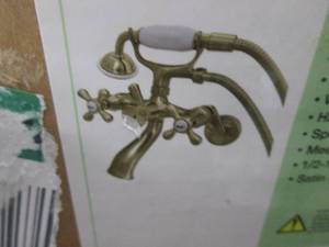 lot 265 image: Kingston Collection Clawfoot Faucet...